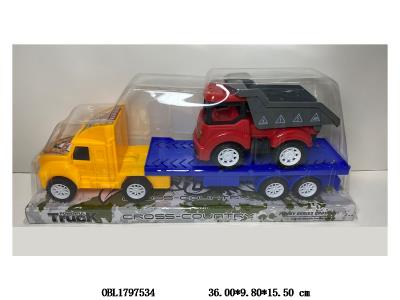 惯性平板车 载惯性斗车车头颜色2色混装_OBL1797534