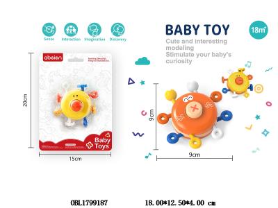 手指推推乐 鸭子/螃蟹 带BB声 2款混装_OBL1799187