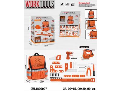 电动曲线锯套装 配书包 2*AA不包电_OBL1800007