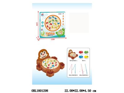 猴子面部钓鱼盘 盘身2*AA不包电_OBL1801298