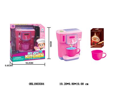 家用电器套装 带灯光/音乐 咖啡机2*AA不包电_OBL1803584