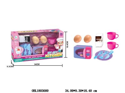 电动家具套装 带灯光 微波炉2*AA不包电_OBL1803680