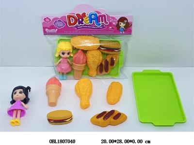 食物套装配一只公仔_OBL1807040