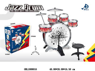 儿童爵士鼓套装 红_OBL1808016