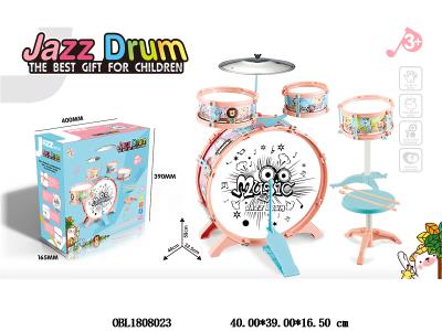 儿童爵士鼓套装 粉_OBL1808023