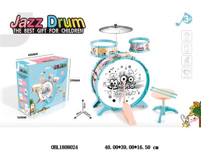 儿童爵士鼓套装 蓝_OBL1808024