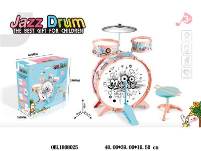 儿童爵士鼓套装 粉_OBL1808025