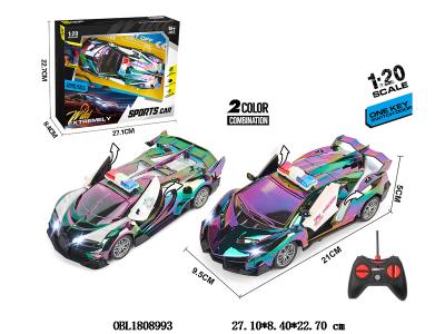1:20遥控一键开门仿真车 带灯光 车身3*AA不包电 遥控器2*AA不包电 2款混装_OBL1808993