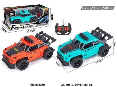 1:20遥控四通仿真车 带灯光 车身3*AA不包电 遥控器2*AA不包电 27频率_OBL1808994