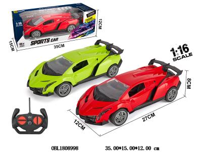 1:16遥控四通仿真车 带灯光 车身3*AA不电池包电 遥控器2*AA不包电 2.4G频率 2款混装_OBL1808998