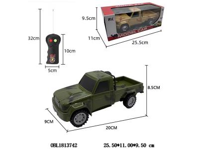 二通遥控车 车身2*AA不包电 遥控器3*AA不包电 27频率 2色混装_OBL1813742