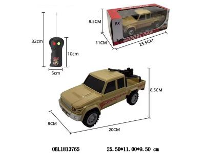 二通遥控车 车身2*AA不包电 遥控器3*AA不包电 27频率 白色/沙漠色混装_OBL1813765