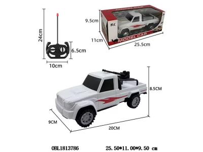 四通遥控车 车身2*AA不包电 遥控器3*AA不包电 27频率 白色/沙漠色混装_OBL1813786