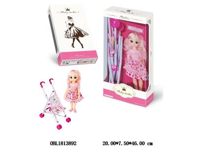 公仔铁制推车配空身公仔_OBL1813892