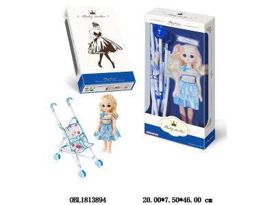 公仔铁制推车配空身公仔_OBL1813894