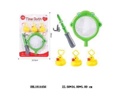 3只装搪胶鸭配钓竿/网捞_OBL1814456