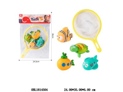 4只装搪胶动物配网捞_OBL1814504