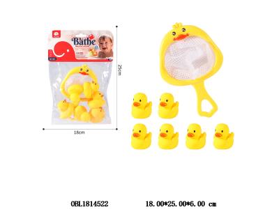 6只装搪胶鸭子配网捞_OBL1814522