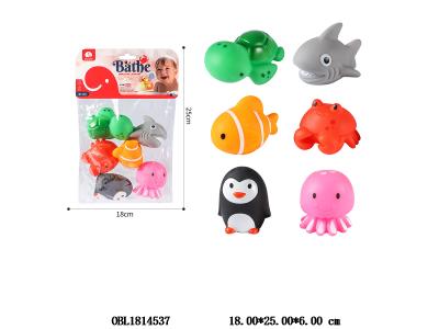 6只装搪胶海底动物_OBL1814537