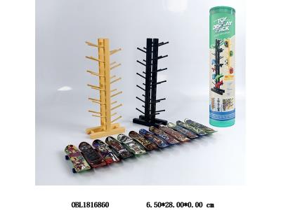 12只装手指单面滑板 带滑板架_OBL1816860