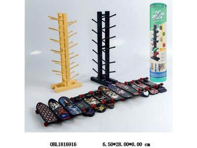 12只装手指双面滑板 带滑板架_OBL1816916