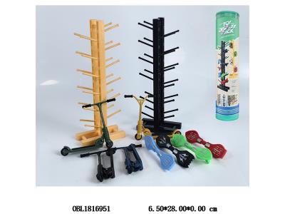 8只装手指推车/摇板 带滑板架_OBL1816951