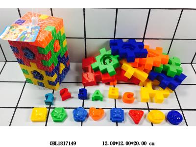 益智积木方块 24PCS_OBL1817149