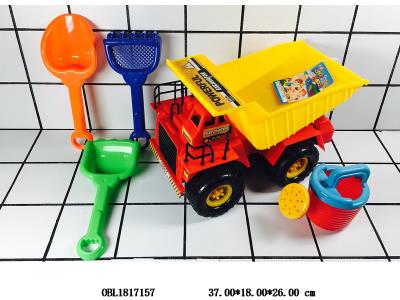 沙滩玩具套装 滑行车_OBL1817157