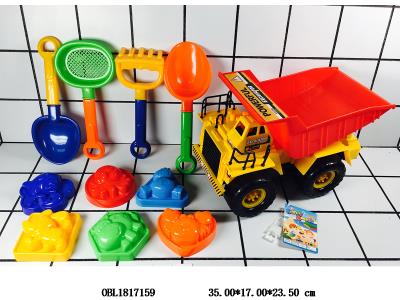 沙滩玩具套装 滑行车_OBL1817159