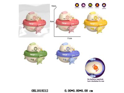 上链小帆船戏水玩具 4色混装_OBL1819212