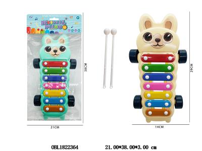 七音敲琴 可拖拉 配2个锤 2款混装_OBL1822364