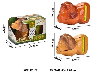 手压狮子抓夹带灯光声音 3*AG13包电 2色混装_OBL1823104
