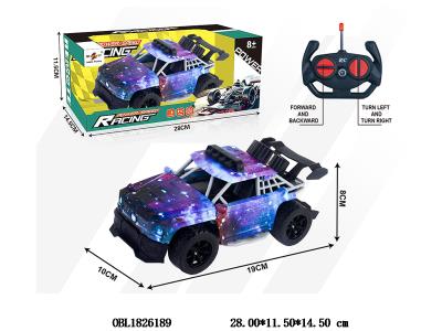 四通遥控越野车 车身3*AA不包电 遥控器2*AA不包电 27频率_OBL1826189