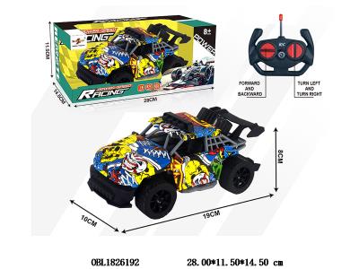 四通遥控越野车 车身3*AA不包电 遥控器2*AA不包电 27频率_OBL1826192