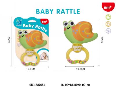 手把摇铃 布绒蜗牛_OBL1827651