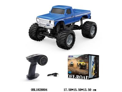 1：36全比例遥控攀爬车带灯光 配USB线 车身3.7V锂电池包电 遥控器4*AAA不包电 2.4G频率_OBL1828804