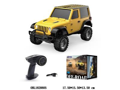 1：36全比例遥控攀爬车带灯光 配USB线 车身3.7V锂电池包电 遥控器4*AAA不包电 2.4G频率_OBL1828805