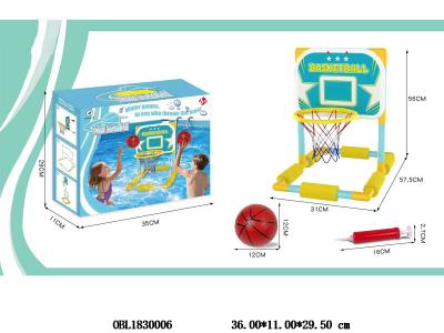 水上篮球架套装 球出厂无充气_OBL1830006