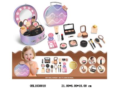 化妆品手提盒套装 假塑料化妆品 不能涂抹_OBL1830018