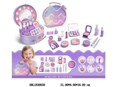 化妆品手提盒套装 假塑料化妆品 不能涂抹_OBL1830030