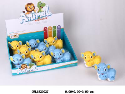 卡通惯性大象 2色混装 8只装1展示盒_OBL1830037