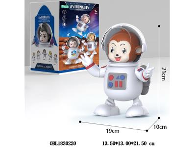 电动太空猴子 带灯光音乐跳舞 3*AA不包电_OBL1830220