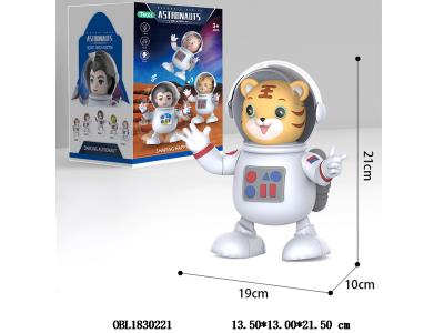 电动太空老虎 带灯光音乐跳舞 3*AA不包电_OBL1830221