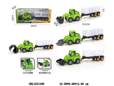 按压惯性农夫车 拖栏 4款混装_OBL1831200