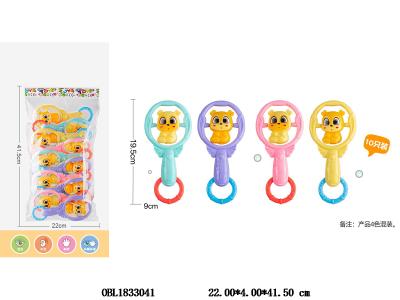 10只装Q萌松鼠摇铃_OBL1833041