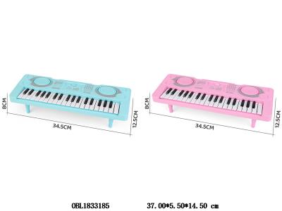 37键多功能电子琴 蓝色/粉色 3*AA不包电_OBL1833185