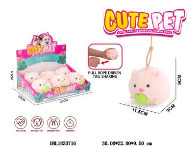 拉线转尾巴小猪 6只装1展示盒_OBL1833716