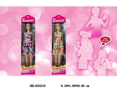 11.5寸实身芭芘套装 主体衣服1款1色 2款混装_OBL1834218