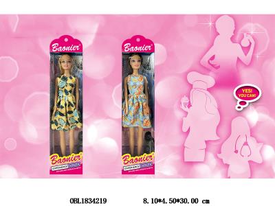 11.5寸实身芭芘套装 主体衣服1款1色 2款混装_OBL1834219