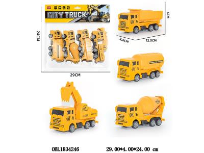 4只装回力工程车 4款混装_OBL1834246